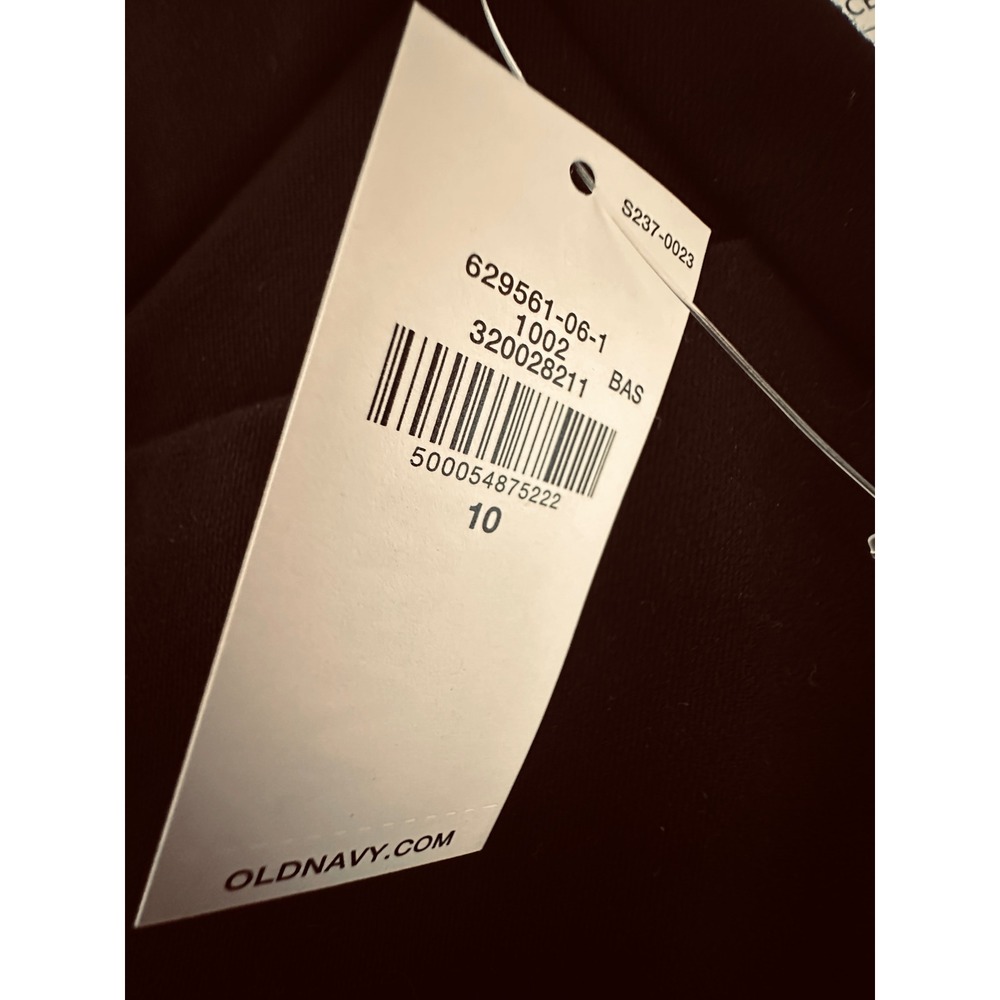 Old Navy Pixie Straight Pant Women Black High Rise Stretch Capsule Minimalist 10 - Picture 4 of 5